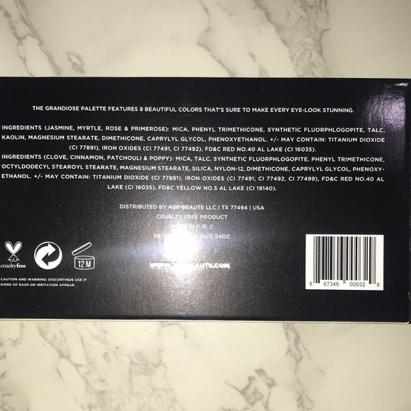 Ace Beaute Grandiose Eyeshadow Palette - Picture 4 of 5